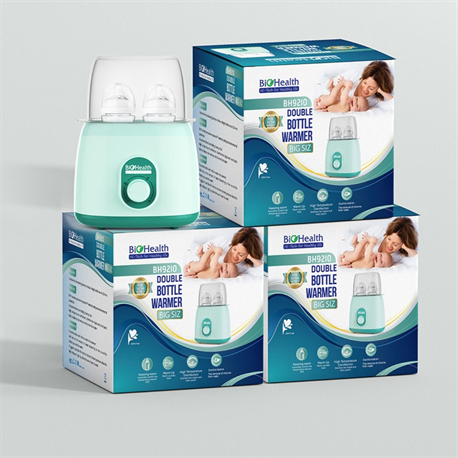 Máy hâm sữa đa chức năng 2 bình BIOHEALTH BH9210 (Máy tiệt trùng, hâm sữa)