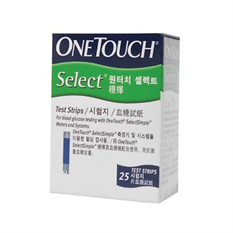 Que thử đường huyết OneTouch Select hộp 25 que