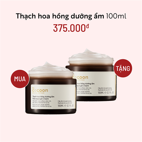 Thạch Hoa Hồng Dưỡng Ẩm Cocoon 100ml - Mua 1 Tặng 1