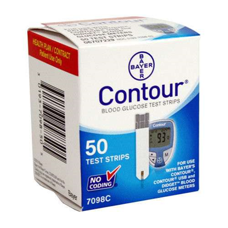 Que CONTOUR-Que thử đường huyết Contour( hộp 50 que)