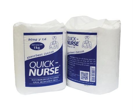 BÔNG GÒN Y TẾ QUICK-NURSE 1000gram