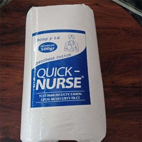 BÔNG GÒN Y TẾ QUICK-NURSE 500gram