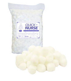 BÔNG VIÊN Y TẾ QUICK-NURSE Ø2CM - 500GR